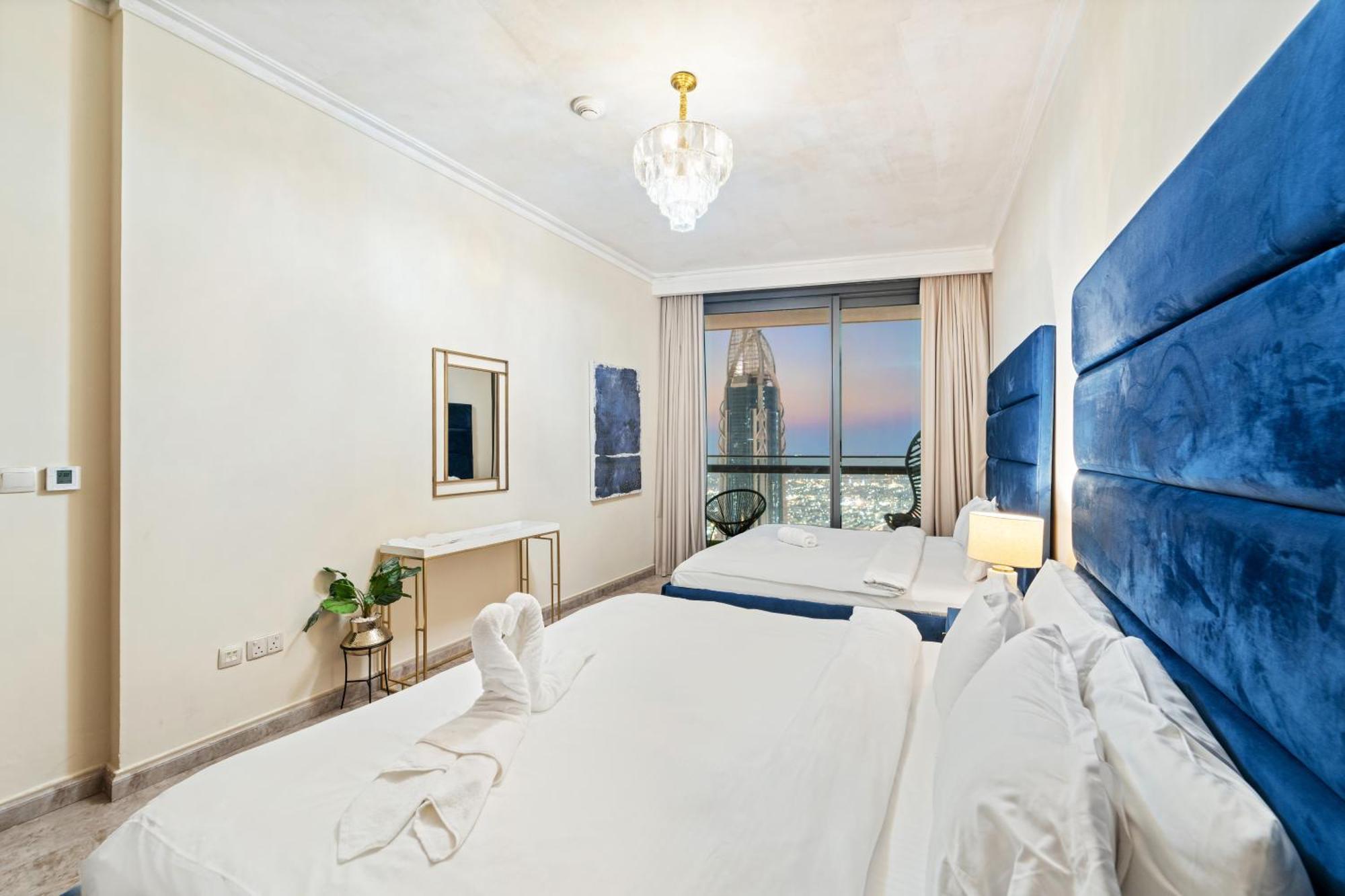 First Class 2Br With Full Dubai Skyline & Sea View 外观 照片