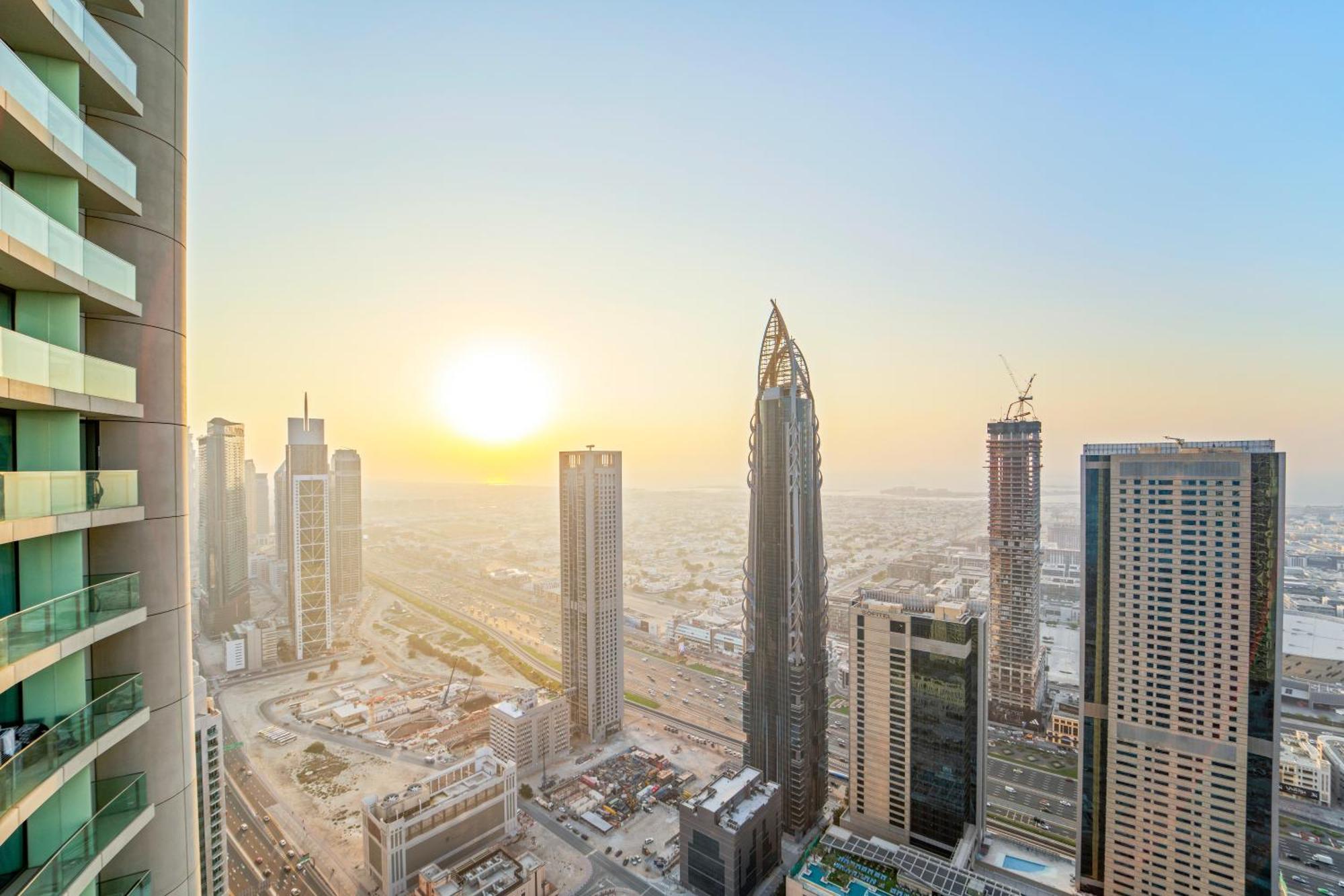 First Class 2Br With Full Dubai Skyline & Sea View 外观 照片