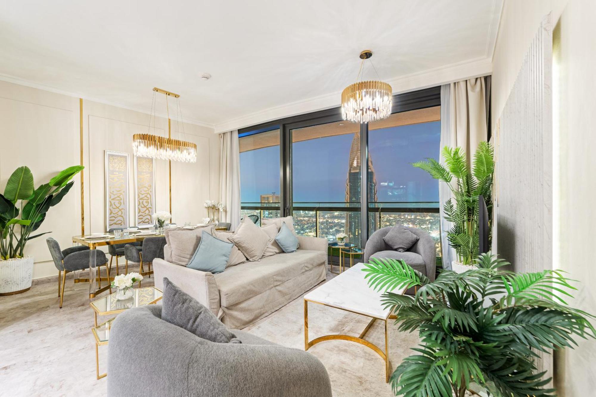 First Class 2Br With Full Dubai Skyline & Sea View 外观 照片