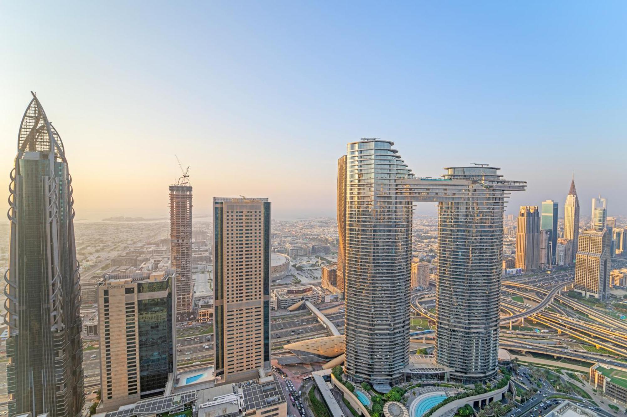 First Class 2Br With Full Dubai Skyline & Sea View 外观 照片