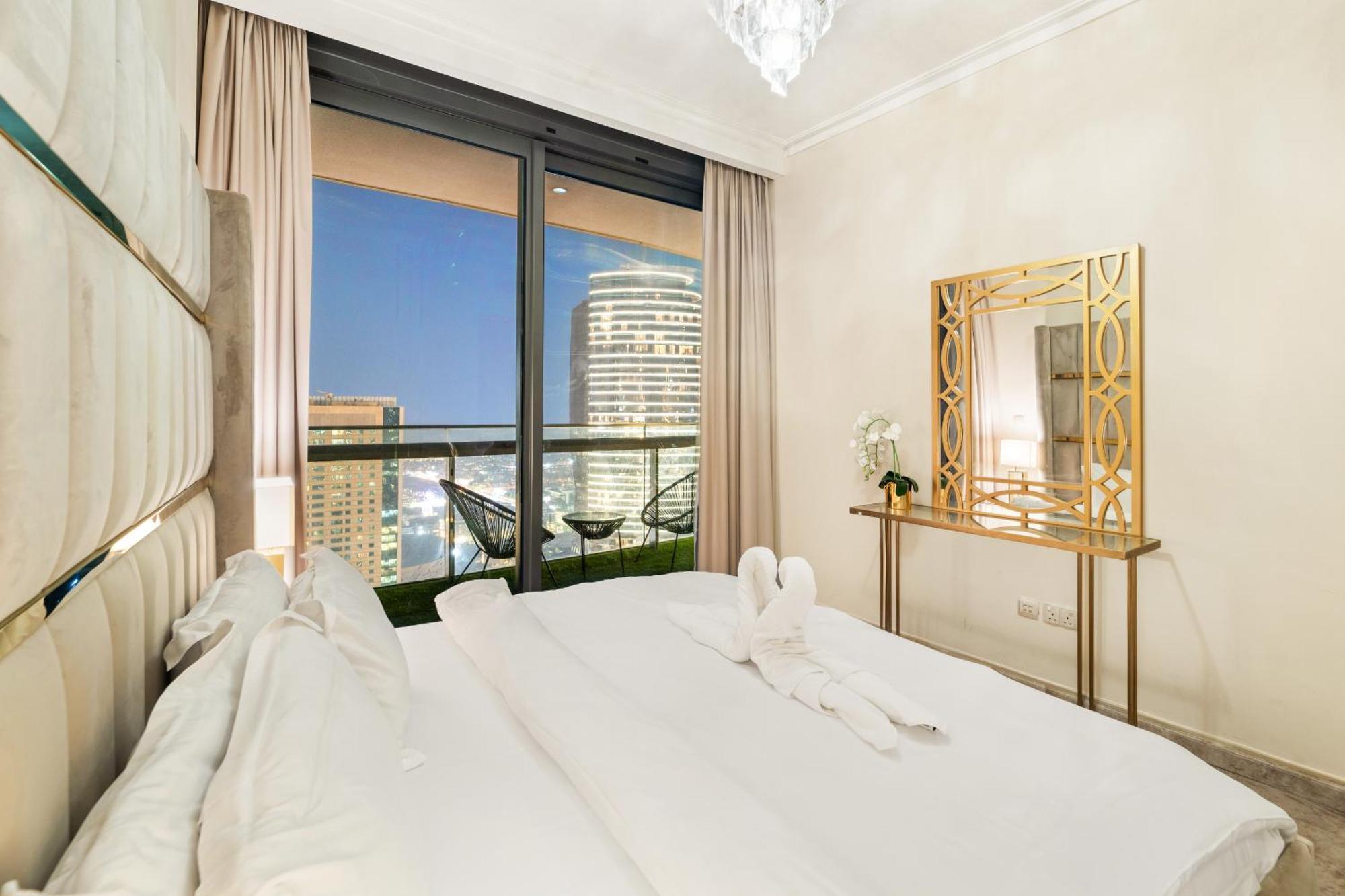 First Class 2Br With Full Dubai Skyline & Sea View 外观 照片