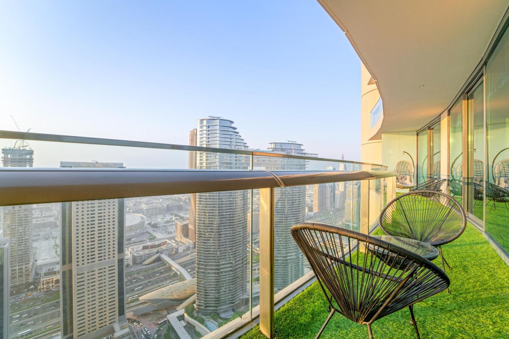 First Class 2Br With Full Dubai Skyline & Sea View 外观 照片