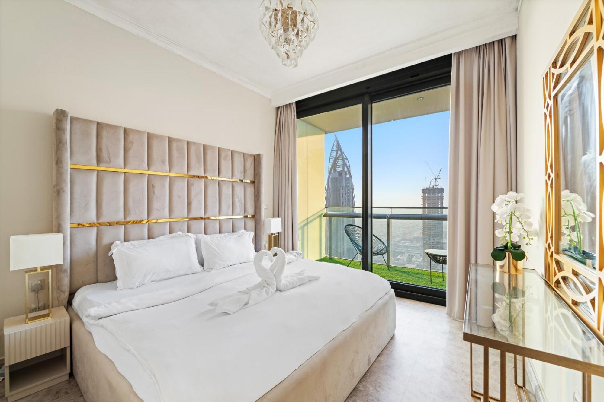 First Class 2Br With Full Dubai Skyline & Sea View 外观 照片